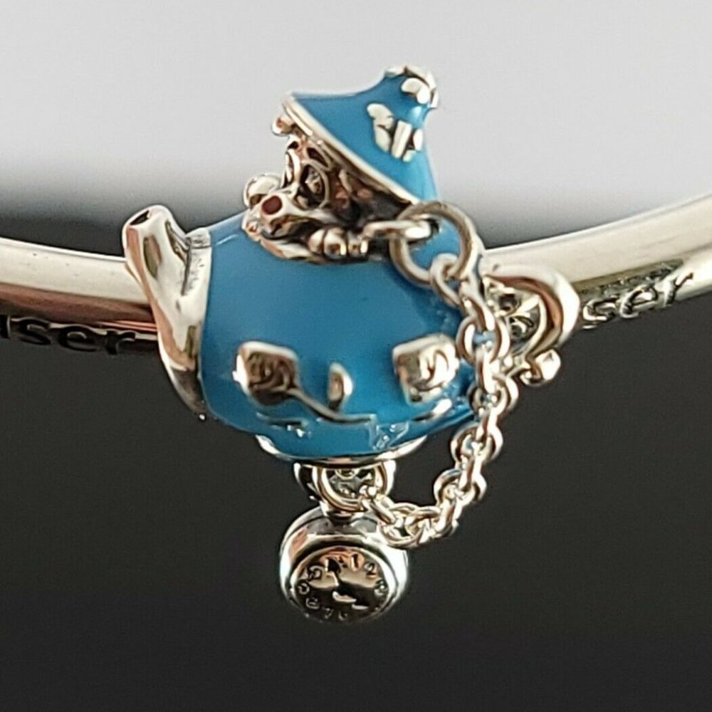 Authentic PANDORA Alice in Wonderland Teapot comes with Pandora Pouch